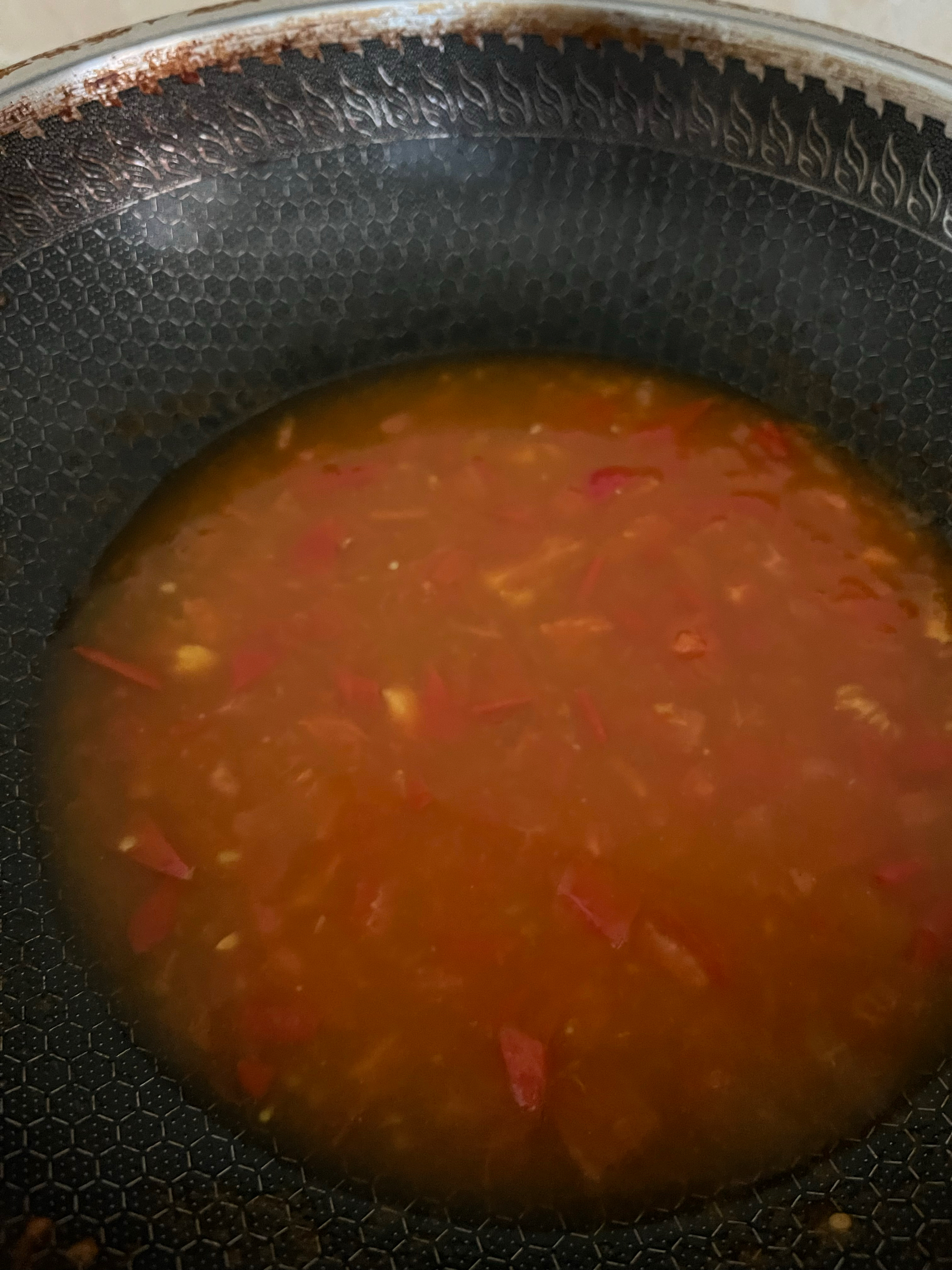 万能粉番茄炒……菜、肉、蛋的做法