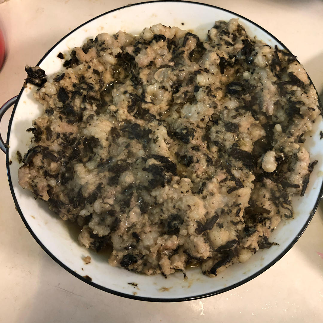 要申请添饭
的梅菜蒸肉饼