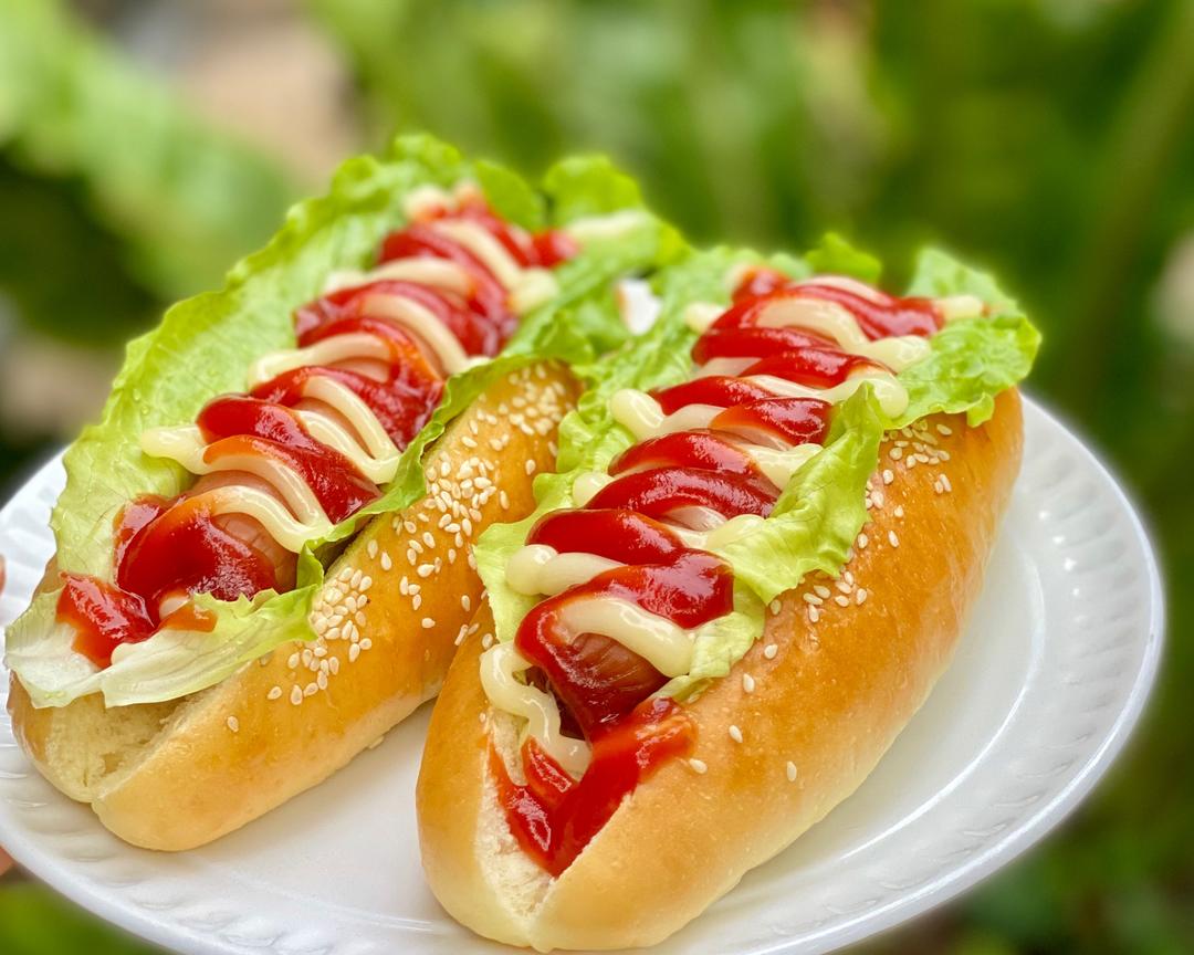 热狗面包的做法