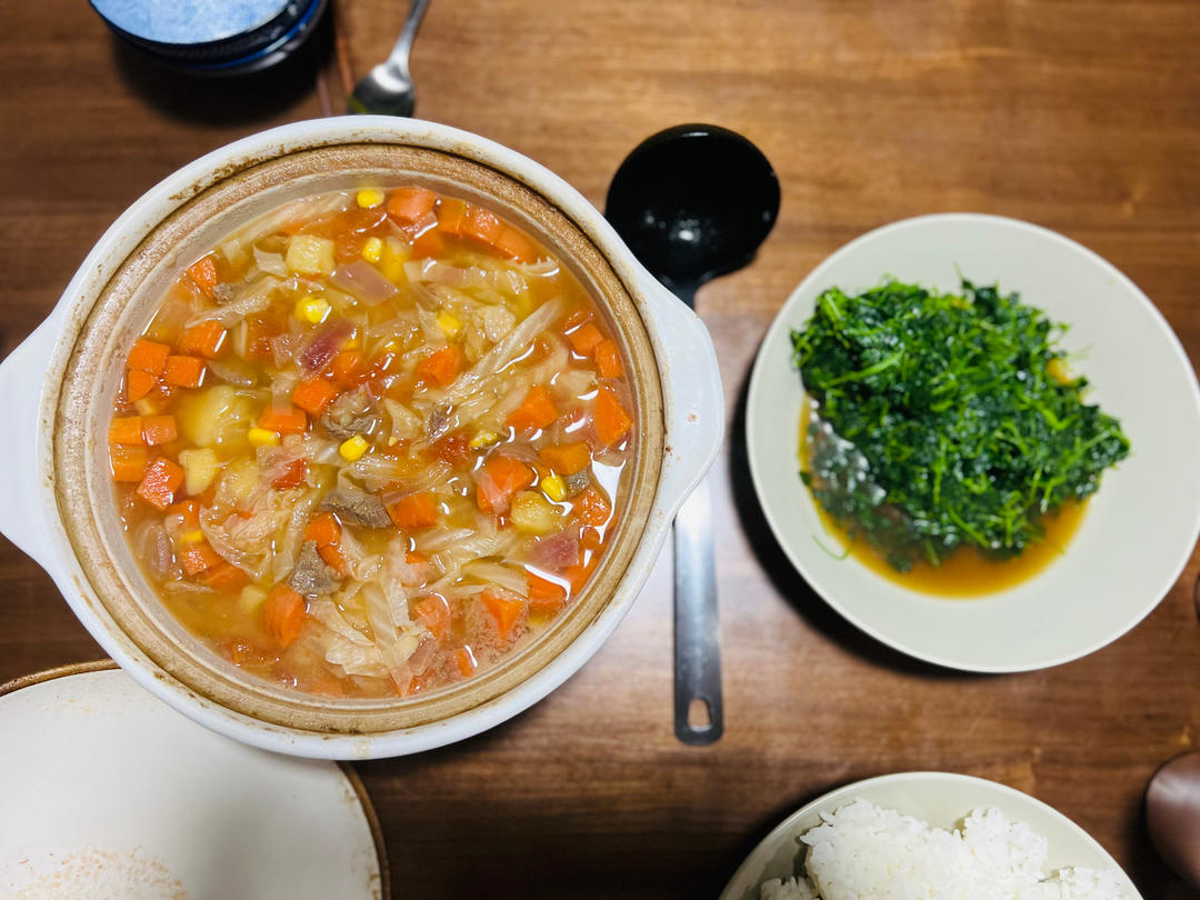 不加酒味道不输饭店的草头（金花菜）