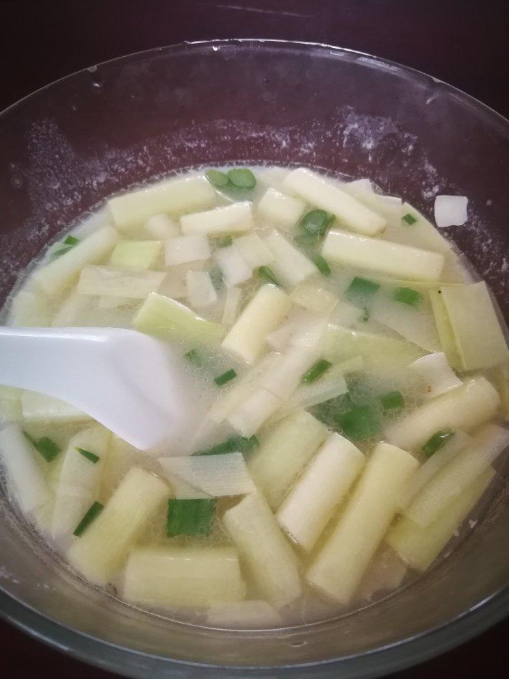 炸葱虾米蒲瓜