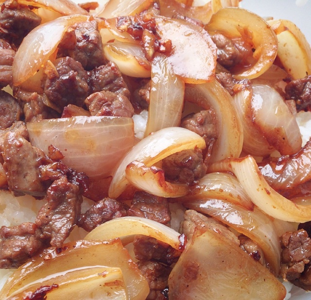 macallen做的孜然洋葱炒牛肉粒