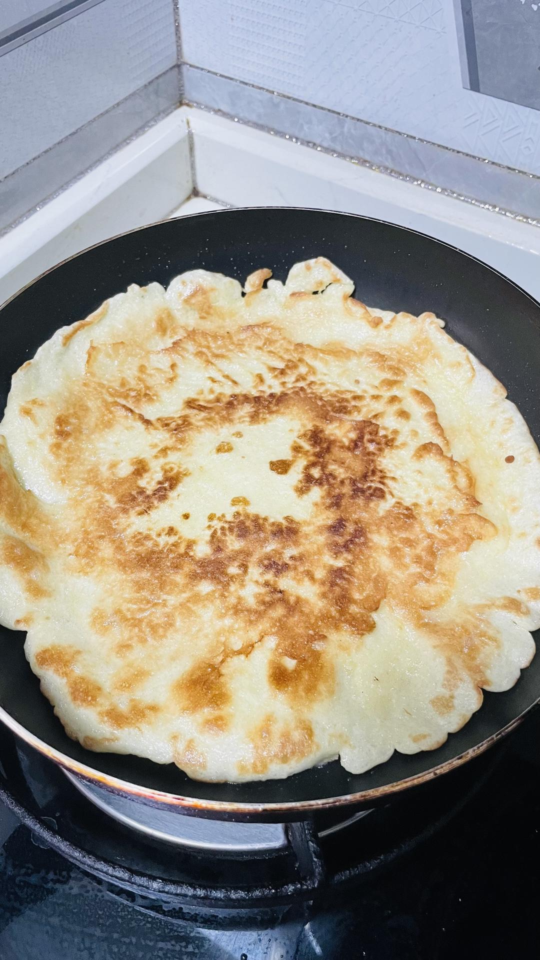 广式快手煎面饼的做法