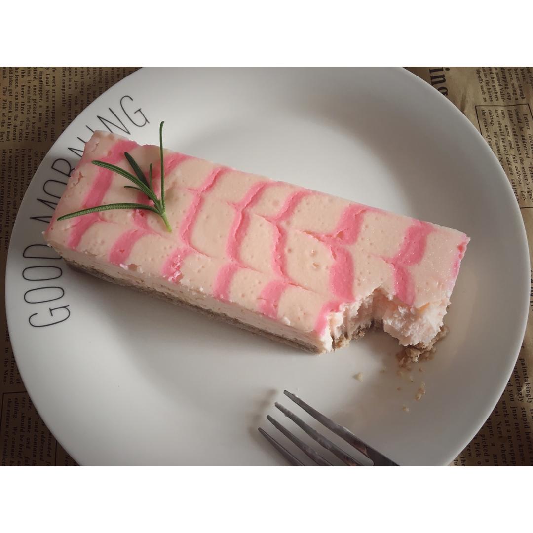 重芝士蛋糕(大理石花纹装饰）