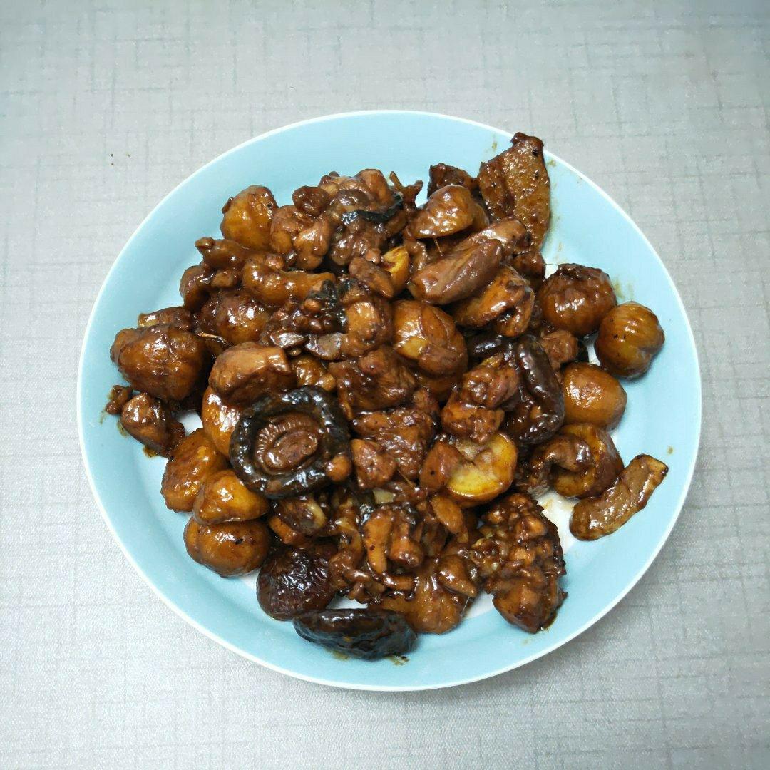 【栗子烧鸡】鸡肉都给你吃，栗子归我~