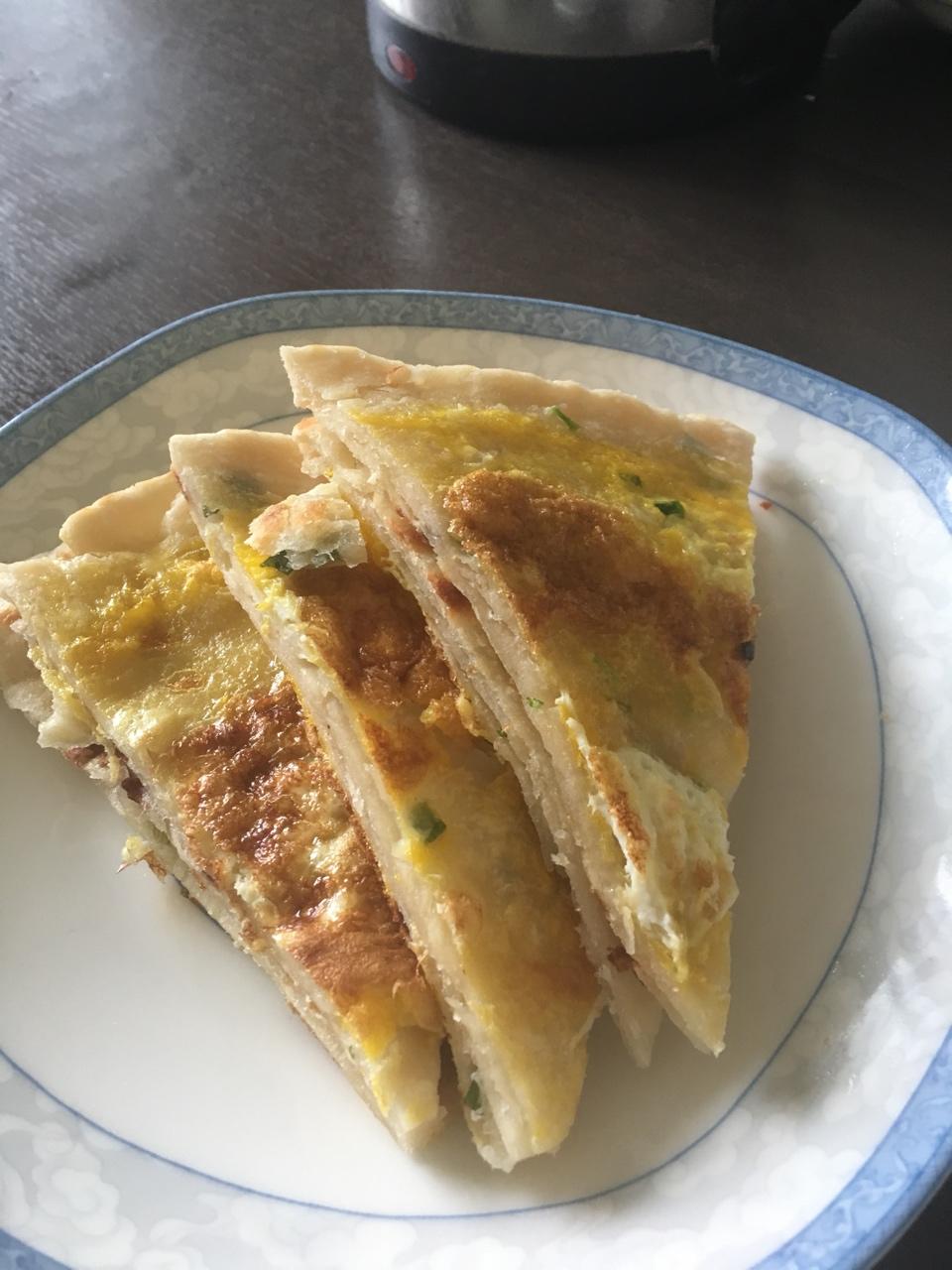 鸡蛋葱油饼                  （更新饼坯保存方法）