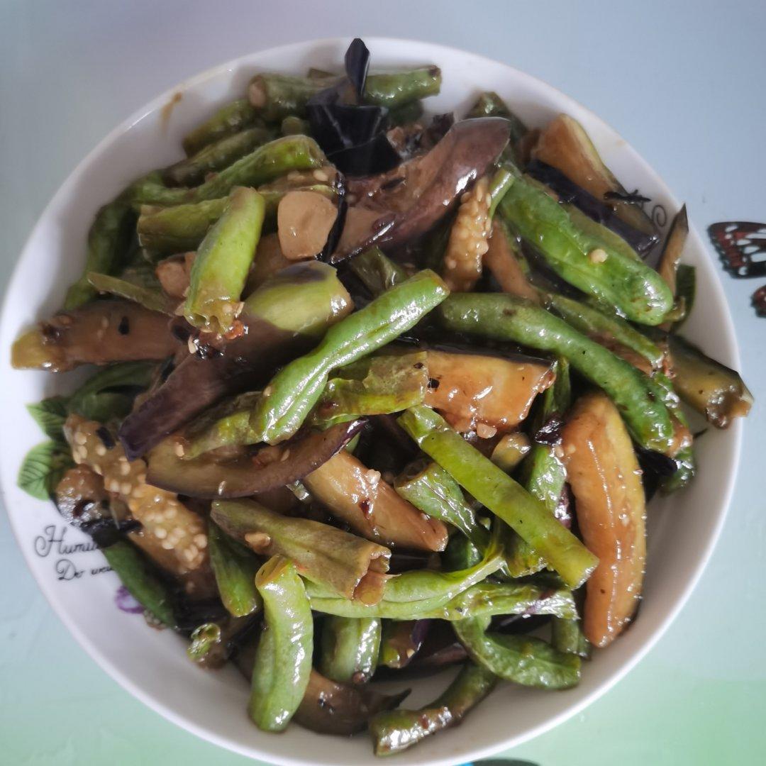 豆角烧茄子