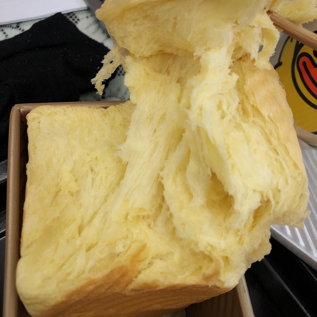 夺命软吐司(๑´ڡ`๑)超软拉丝极速方便的一次发酵吐司