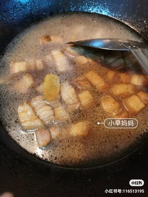 简单版黄花菜烧肉的做法 步骤7