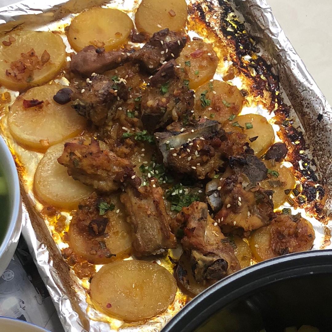 锡纸烤排骨