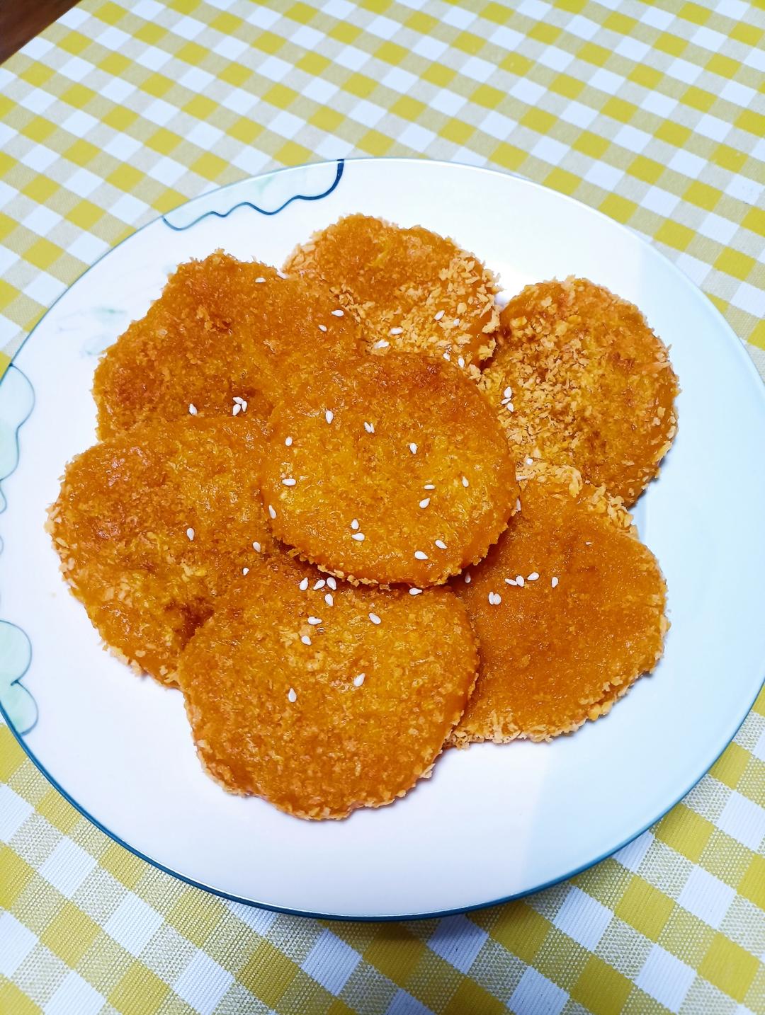 不会变形的南瓜饼