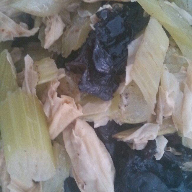 芹菜炒腐竹