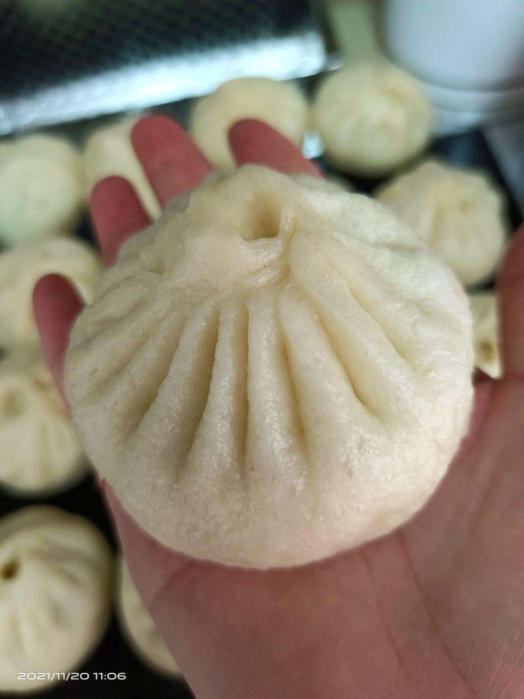 节省一半时间的大包子（另付翠绿菜包子，肉包子，腹黑包子食谱）