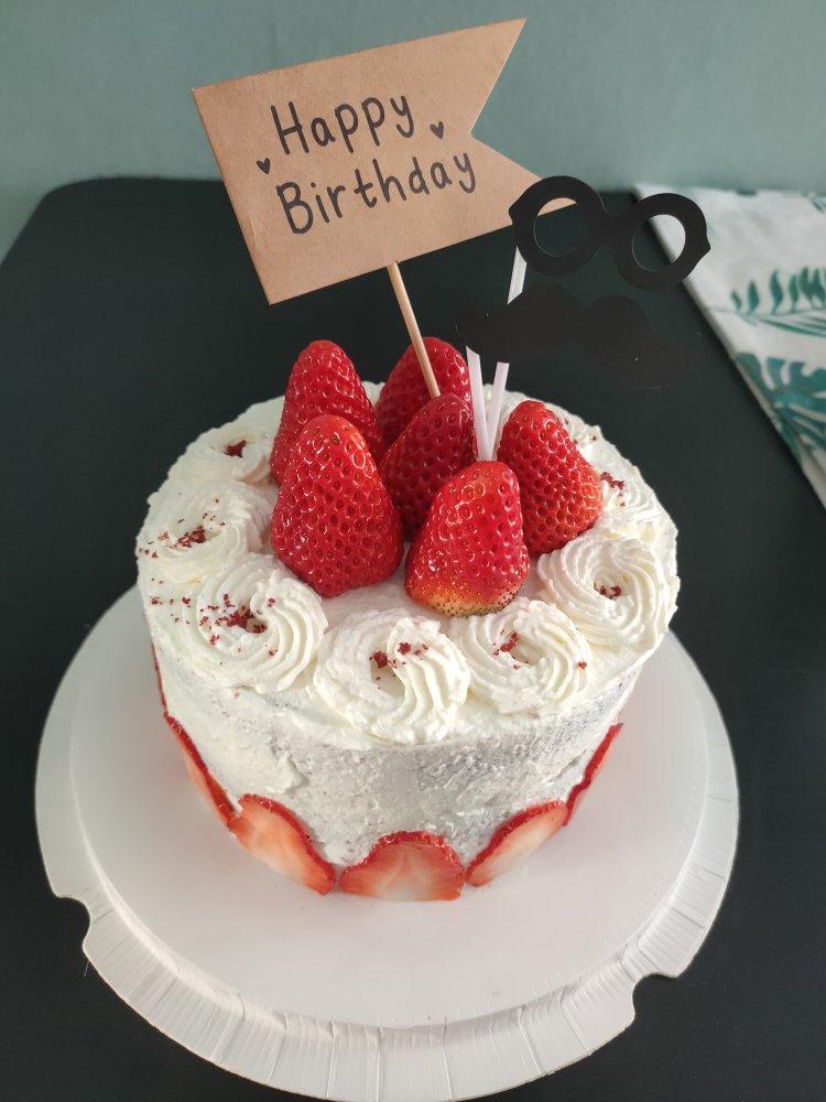 超级简单的味多美同款生日蛋糕（6寸），新手也能高度还原