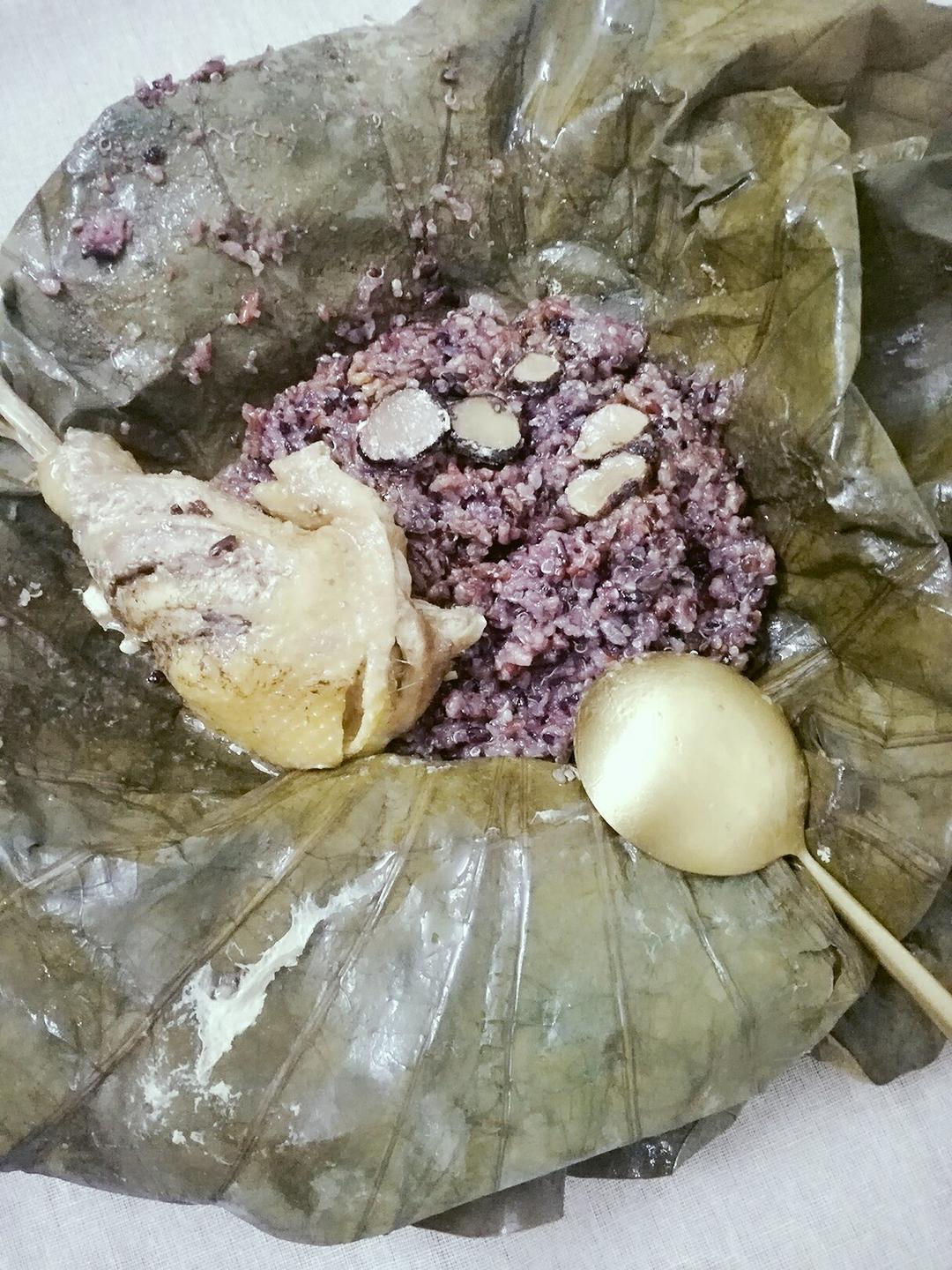 荷叶鸡饭