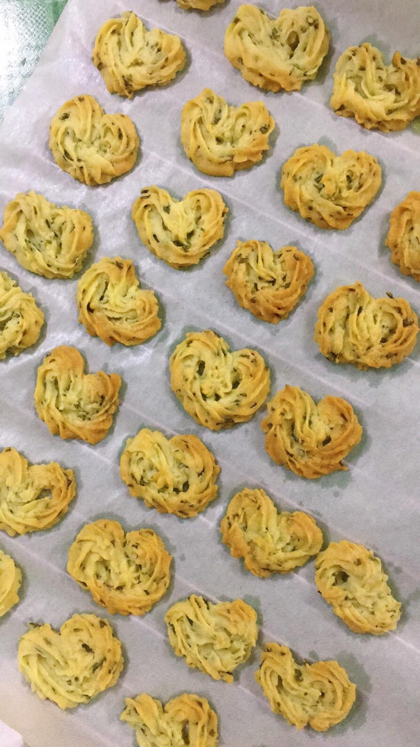 葱香曲奇——酥脆的咸味饼干