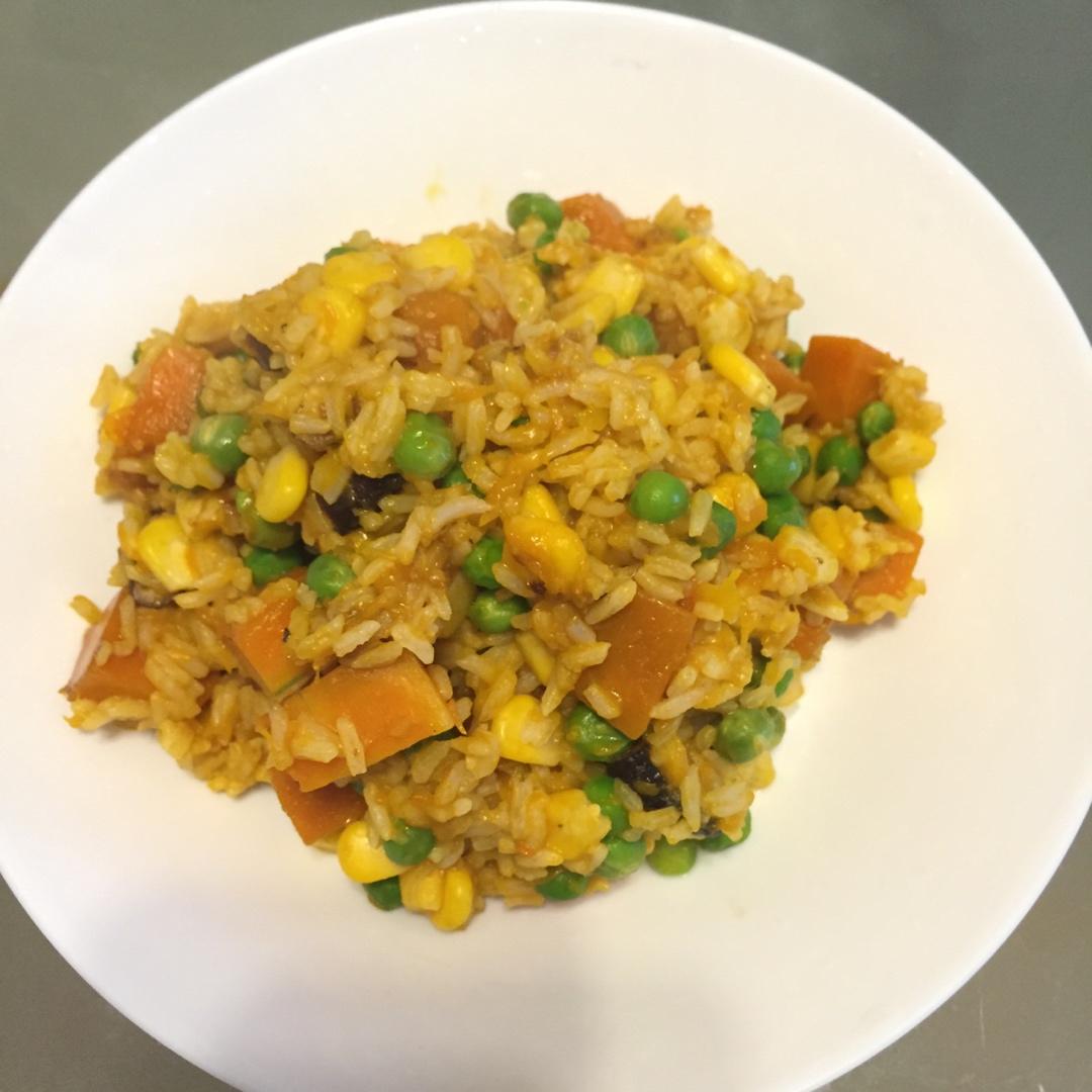 南瓜酱炒饭