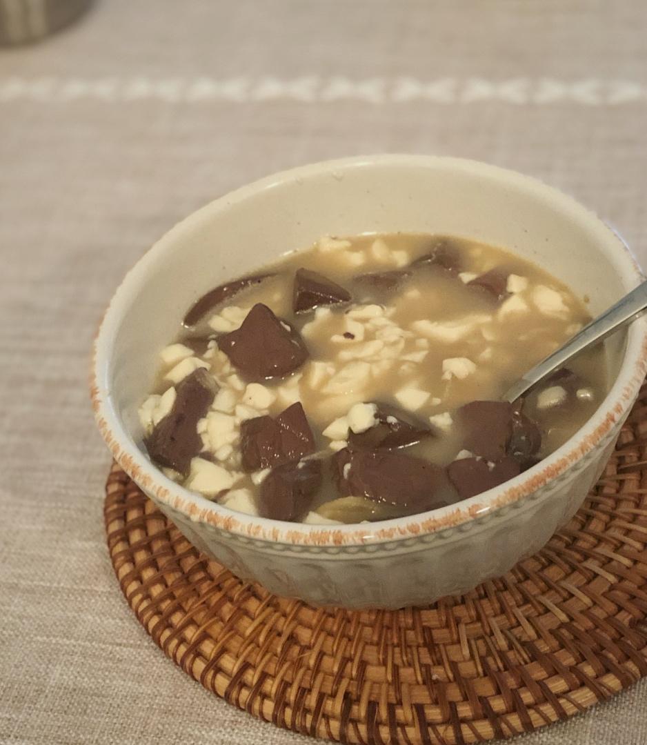 家庭鸭血豆腐汤