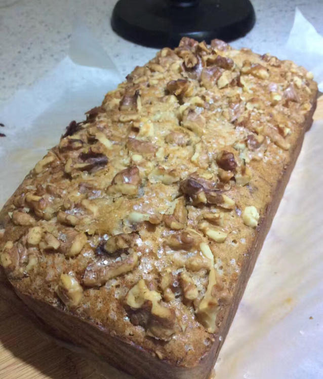 香蕉核桃磅蛋糕 Banana & Walnut Pound Cake