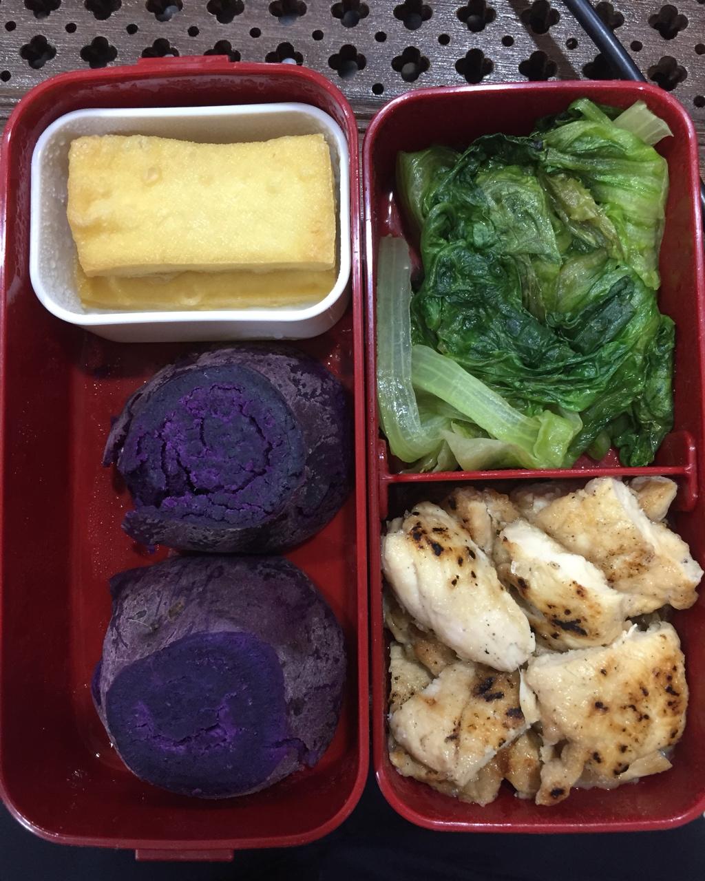 上火的柿子做的营养减脂便当