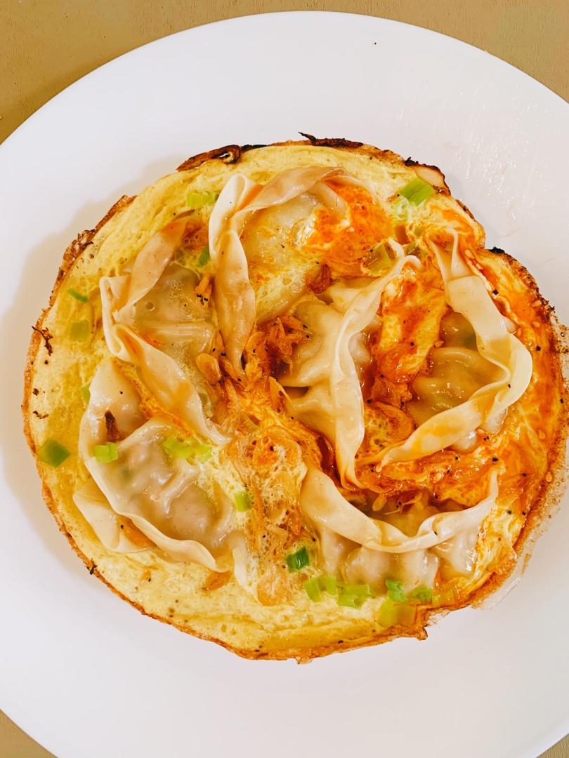 懒人快手抱蛋煎饺