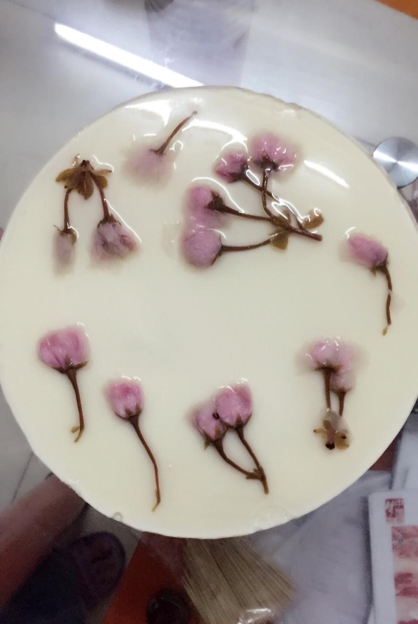 樱花渐变慕斯蛋糕（6寸）