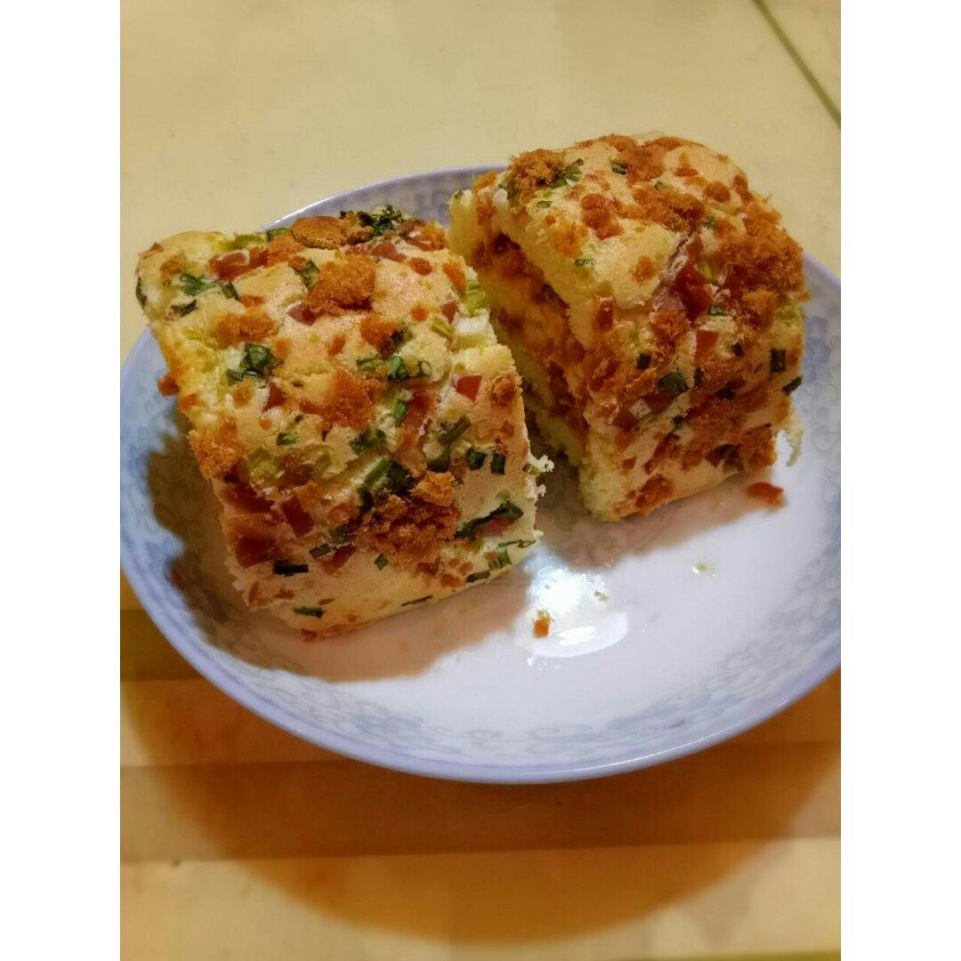 超赞的肉松火腿蛋糕卷