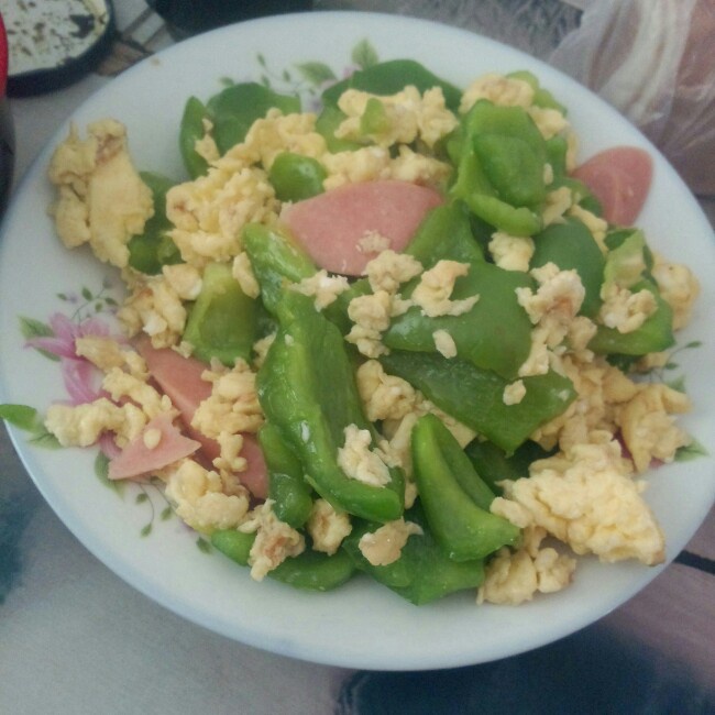青椒炒蛋