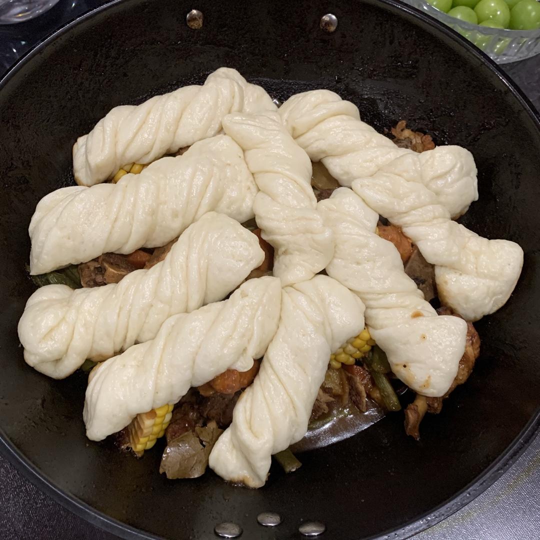 排骨豆角焖卷子
