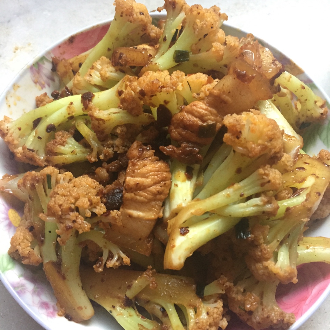 很“浪费”米饭的家常菜之一-------干锅菜花