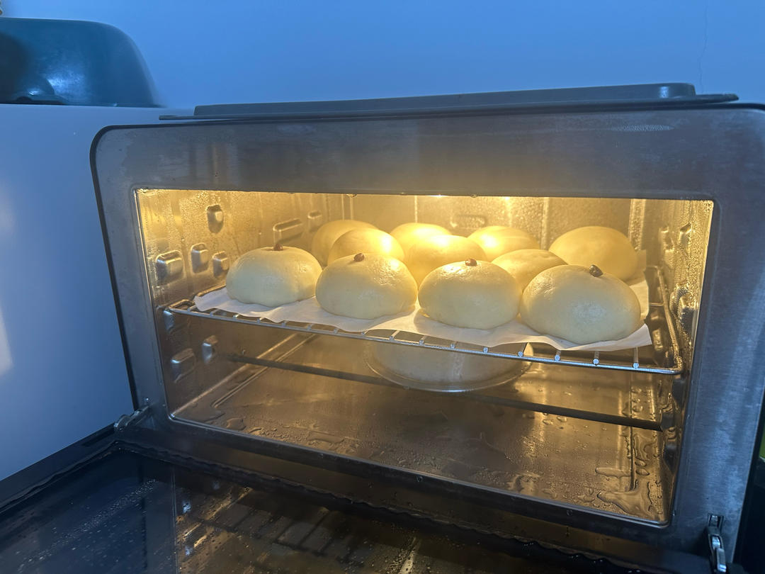 超好吃有豆豆的豆沙包，一次发酵（红豆包）