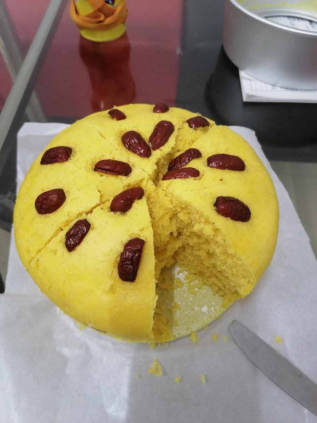 金黄的南瓜发糕🎃