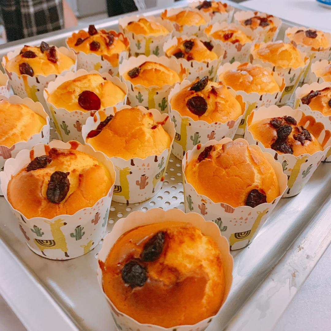 椰蓉蔓越莓玛芬纸杯蛋糕