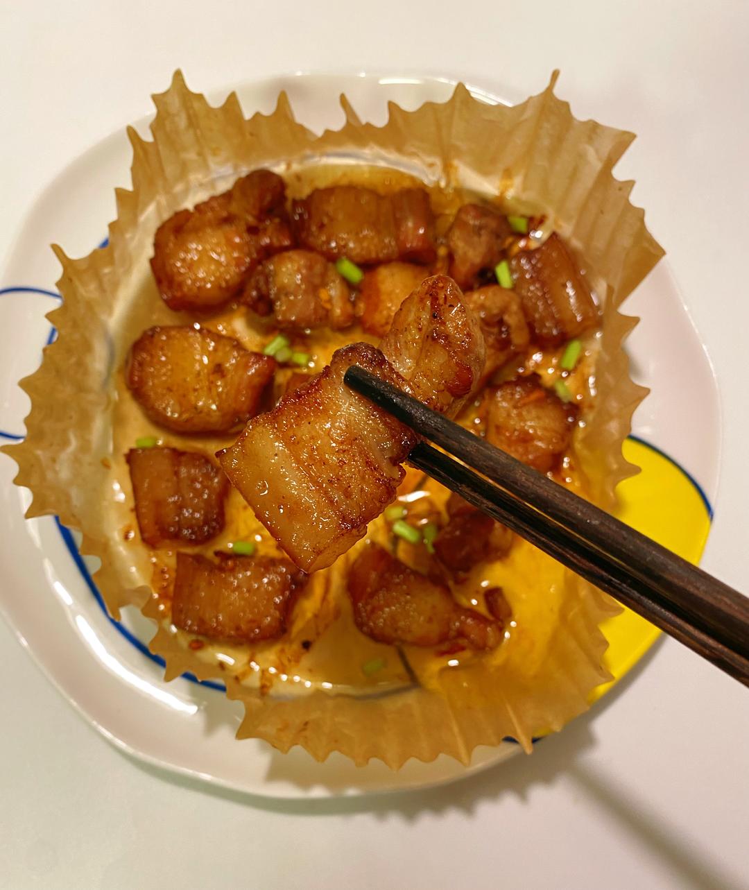 空气炸锅烤五花肉的做法