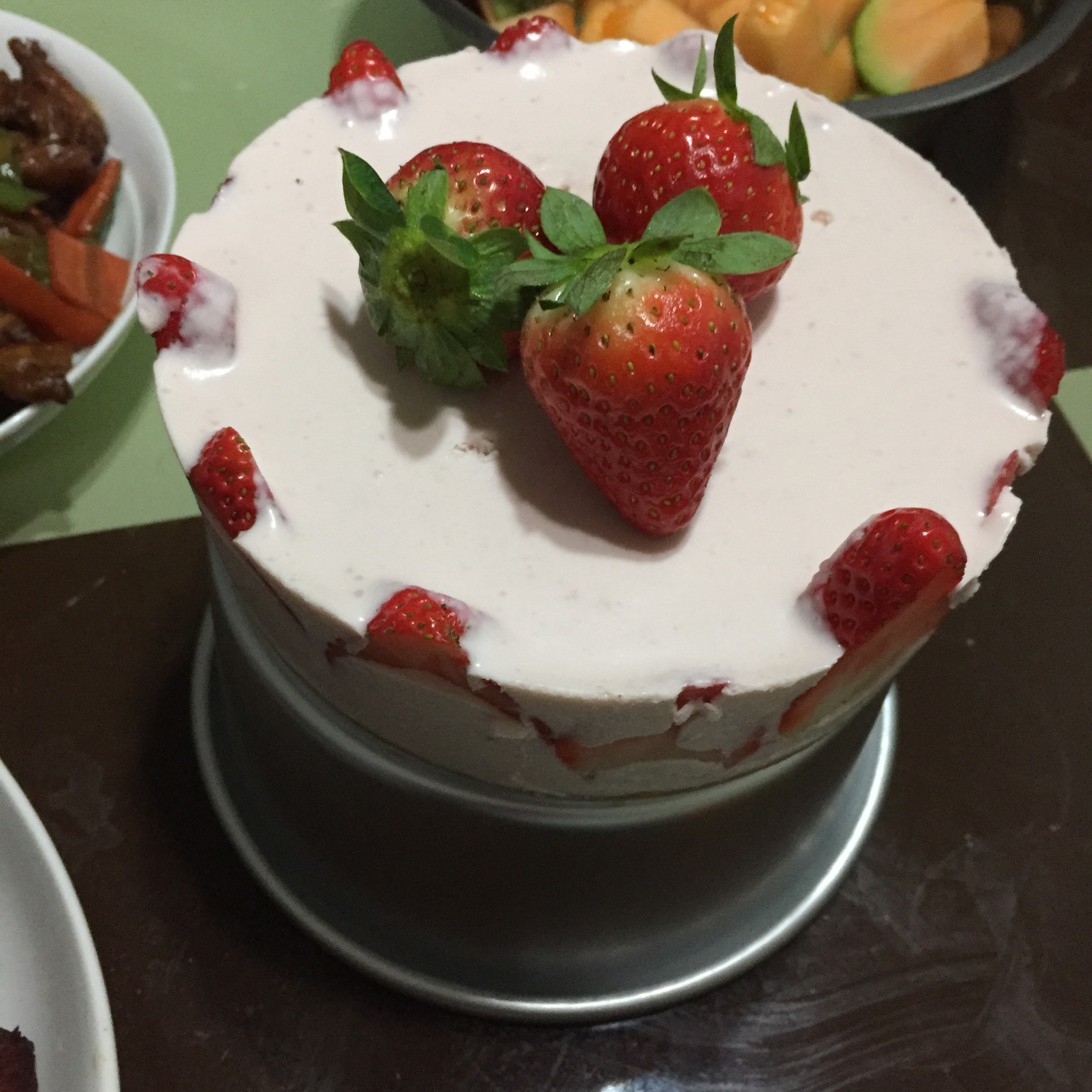 【视频】草莓慕斯蛋糕（6寸）