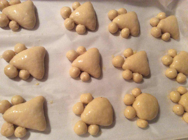 【可爱花生酱小脚丫面包】小朋友看了就喜欢