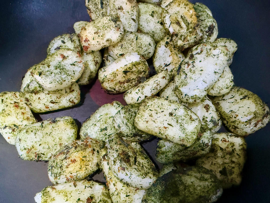 宁海特色小吃:苔菜年糕