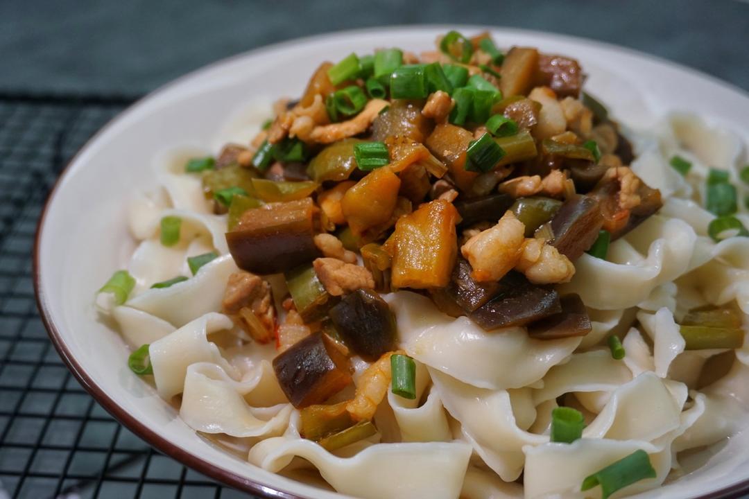 茄丁拌面（打卤面）