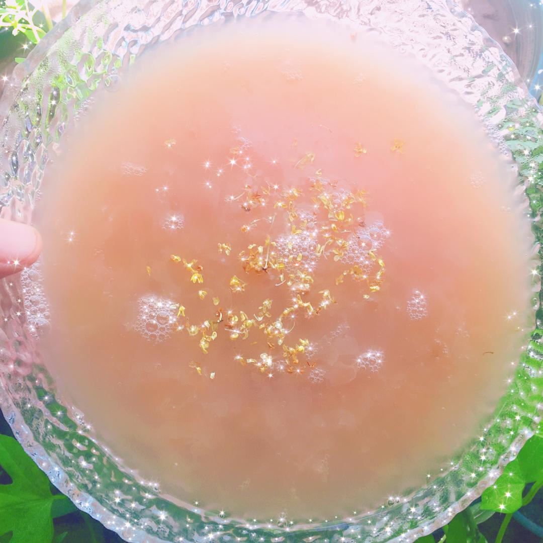 桂花蔓越莓银耳羹的做法