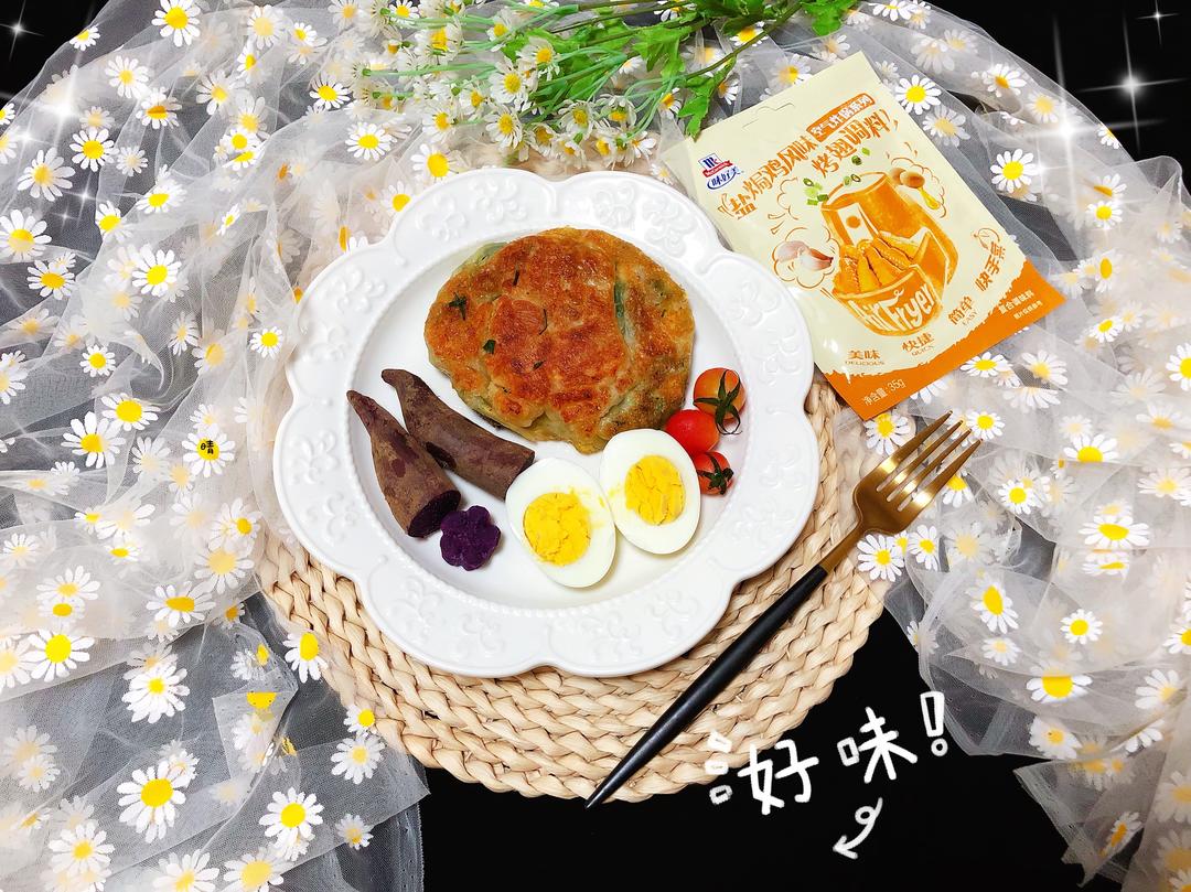 快手早餐饼（韭菜鸡蛋饼）㊙️的做法