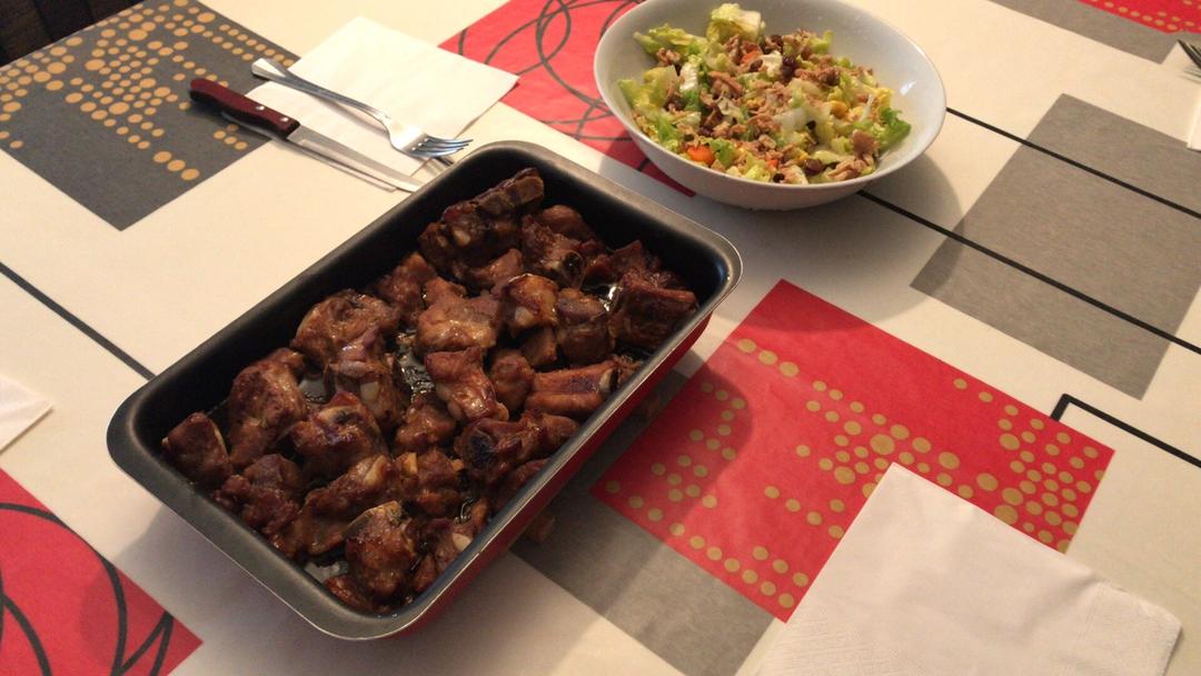 蜜汁烤排骨（烤箱版）