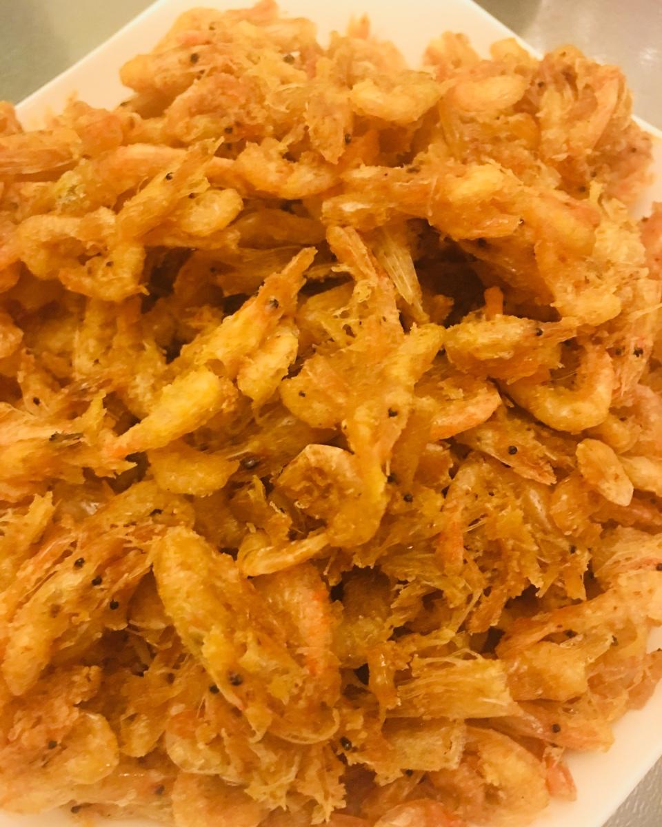 干炸小河虾