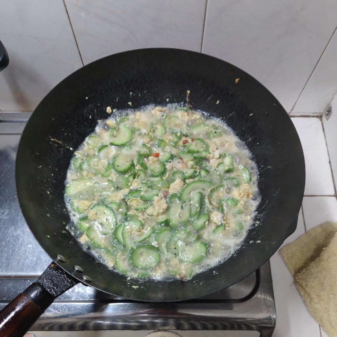 不变色丝瓜汤