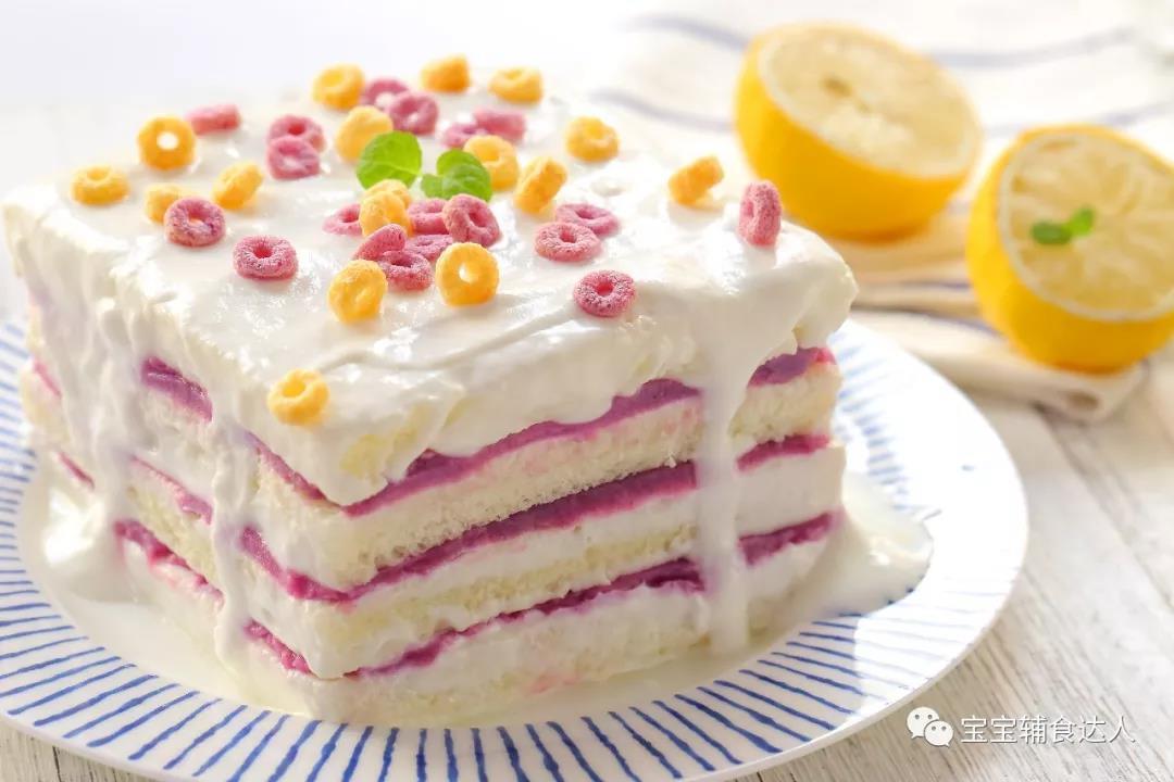 紫薯芋泥蛋糕 宝宝辅食食谱的做法