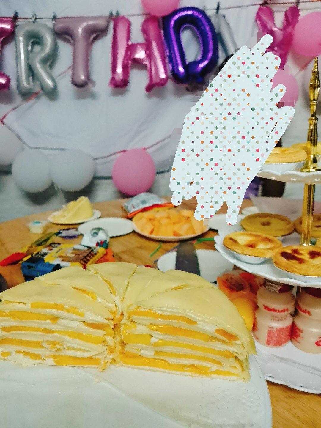 芒果千层蛋糕（8寸超软版）