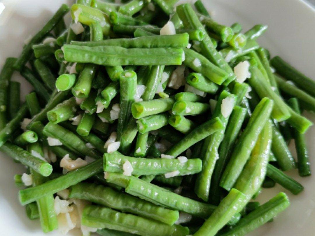 健康少油蒜泥拌长豆（豇豆）
