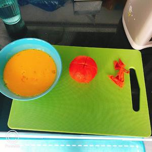 鸡蛋柿子打卤面的做法 步骤3