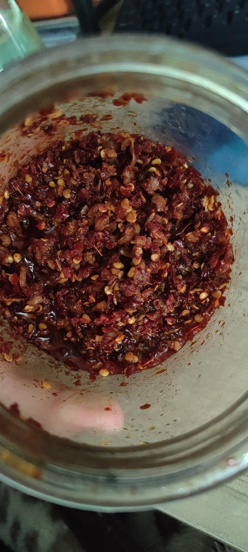 炸辣椒面海鲜味的