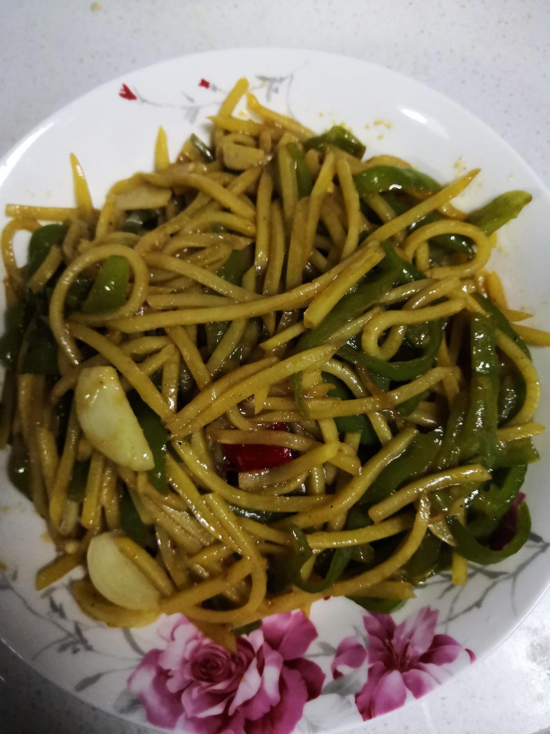 青椒土豆丝
