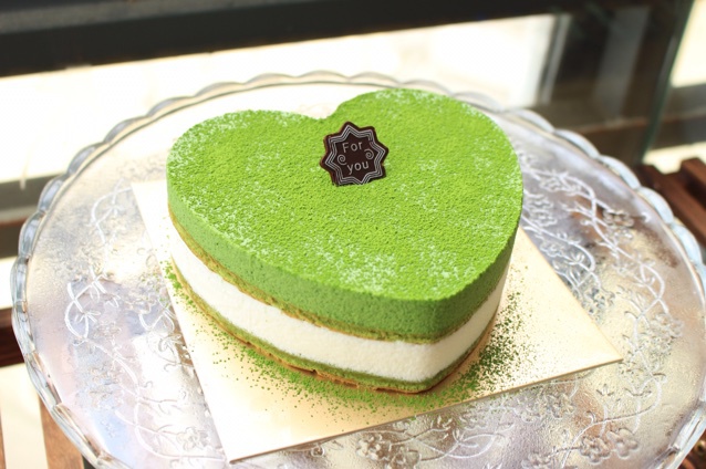 抹茶可可三色慕斯